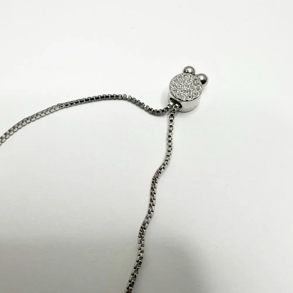 Beyond Bless Swarovski Element Silver Plated Cross Slider Bracelet - Picture 5 of 8